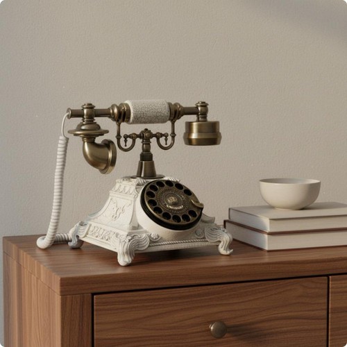 Téléphone cadran rotatif - à,