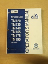 New Holland TM120 TM130 TM140 TM155 TM175 TM190 Tractor Operator's Manual