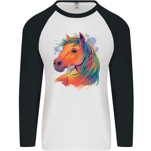 Shirt baseball à manches - t-shirt,