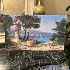 Huile Sur Panneau Ancienne