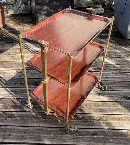Table roulante pliante - , vintage