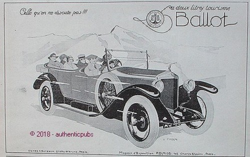 Publicite ballot automobile - publicite, la