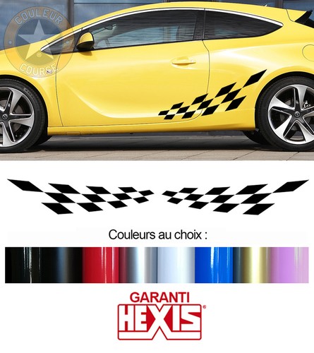 Bandes damiers pour opel - x,