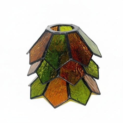 Abat jour vitrail artisanal - vitrail,