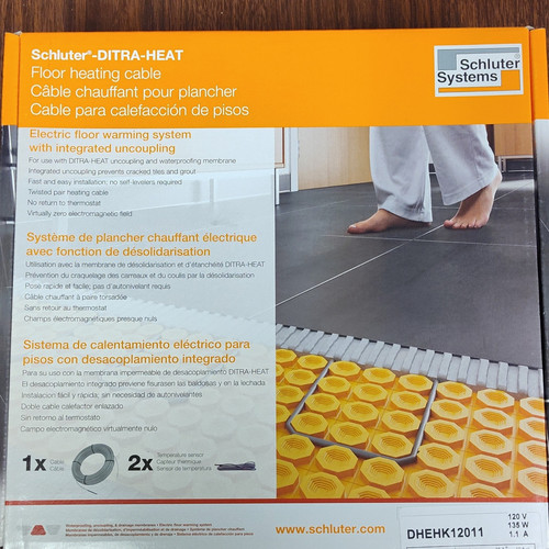 Schluter ditra heat floor - ditra-heat,