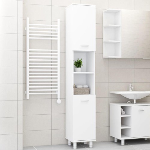 Armoire colonnes blanche - à,