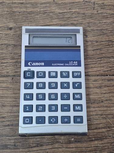 Ancienne calculatrice canon - ancienne,