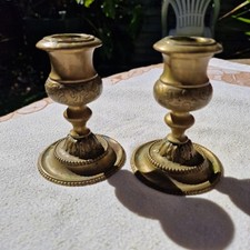 Paire de Bougeoirs Anciens En