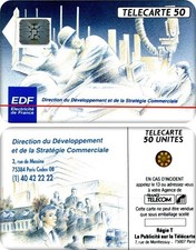 TRES RARE TELECARTE PRIVEE EDF