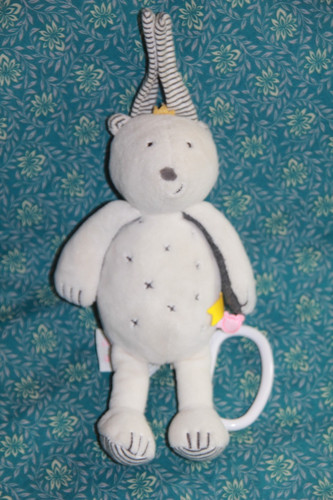 Doudou peluche noukies ours - peluche,