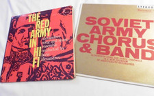 2 LP's RED ARMY IN HI-FI Alexandrov Song & Dance Ensemble + Soviet Army Chorus..