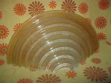 💡 Art Déco Ancienne PARTIE d'APPLIQUE de LAMPE en VERRE ROSE Retro Luminaire