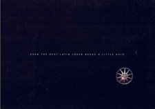 Catalogue Brochure Maserati