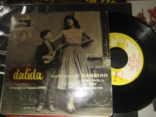 Dalida titres - (vg+),
