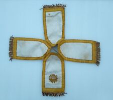 Ancien Tissu Objet Religieux