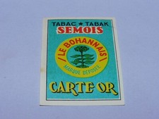 ETIQUETTE DE BOITE D