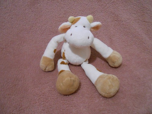 Doudou peluche vache - ,