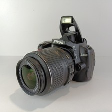 Nikon D3000 DSLR Camera 10.2MP Nikkor 18-55mm AF-S DX VR Lens - No Charger Nikon