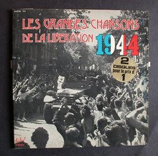 2 Discs 33 TOURS "les grandes chansons de la LIBERATION" 1944 partisans 33T