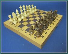 Antique Chess Pieces with Original Board~USSR 1980 #22251
