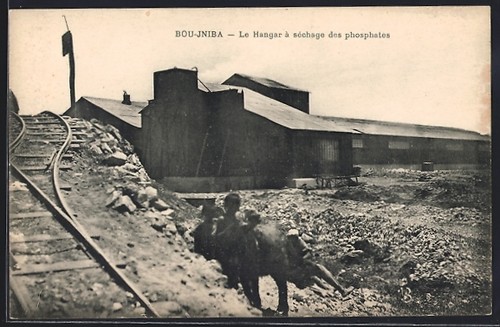 Cpa bou jniba hangar à - cpa, bou-jniba,