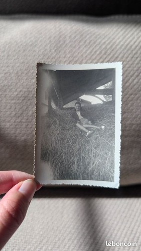Photo ancienne snapshot femme - photo,