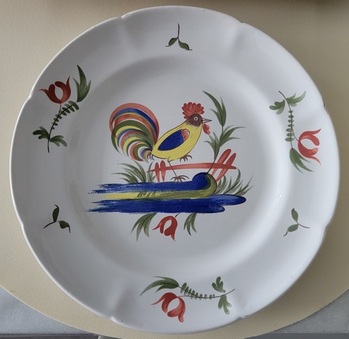 Assiette coq saint - assiette,