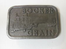 C5 Belt Buckle Bocker Grain Truck Illinois Polo IL  RARE