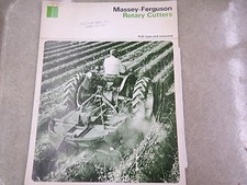 Massey-Ferguson Rotary Cutters, Pull type & mounted, Advertisement