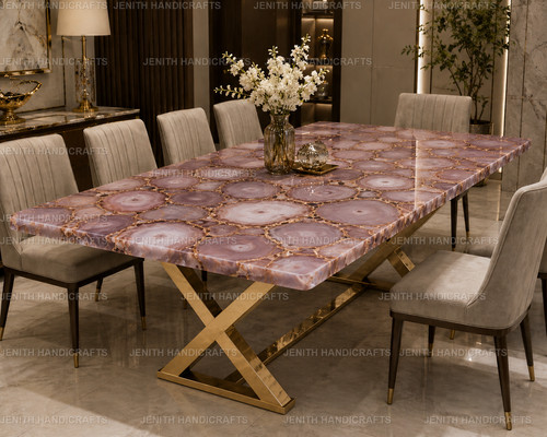 Table manger agate rose - en,