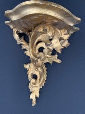 Console applique murale bois