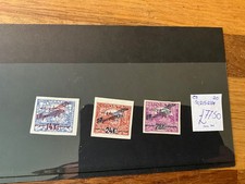 CZECHOSLOVAKIA sg 215-217 2 signed 1920 AIRMAIL SET of 3— mh lot1 v138