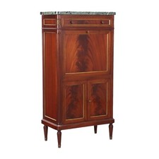 Secrétaire Ancien Style Directoire Acajou Tiroirs France XXe Siècle Original