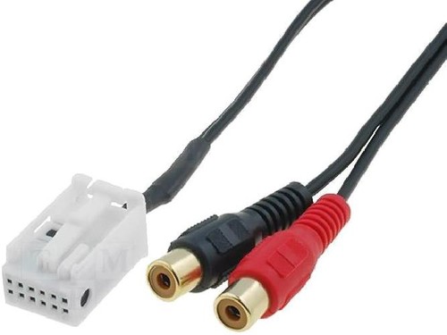 Cable autoradio adaptateur rca - cable,