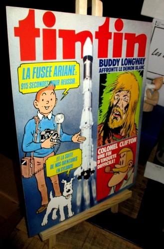 Tintin ancienne affiche - tintin-ancienne,