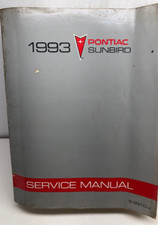 1993 GM Pontiac Sunbird Service Atelier Réparation Atelier Manuel Usine OEM