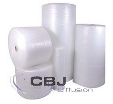 Lots de 2  film papier bulle 50 cm x 100  rouleau de papier film bulle d air