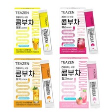 TEAZEN Kombucha Korean Healthy Drink (Berry Lemon Citron Peach) K-Food