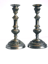 Paire de Bougeoirs de Table