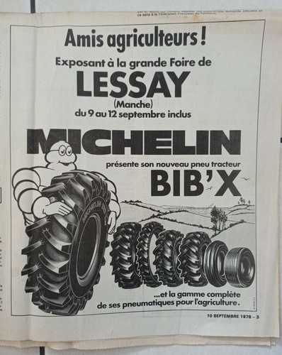 Publicité michelin pneu - publicité,