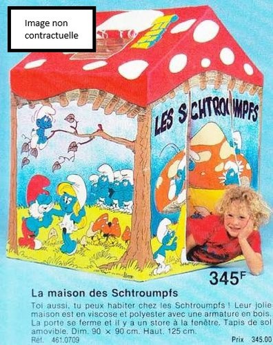 Tente enfant les schtroumpfs - tente,