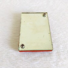 1930s Vintage Belgique Verre Miroir en Bois Base Socle Décoratifs Vanity V77