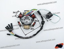 Plateau d’Allumage 6 branches 83mm Dirt Bike / ATV 50 à 125cc