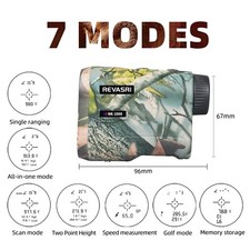 Télémètre Laser de chasse ultra performant 1000M avec 7 modes de mesure