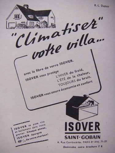 Publicité 1957 climatisez - publicitÉ,