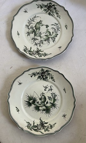Assiettes plates anciennes - assiettes,