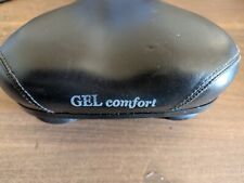 Selle vélo ville noir gel