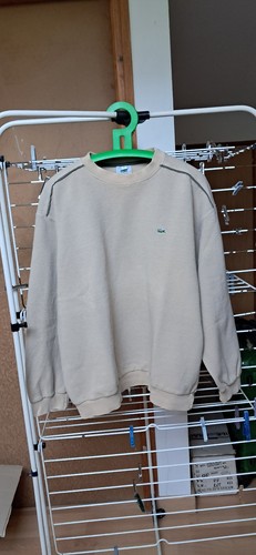 Pull lacoste vintage beige - pull,
