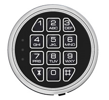 Gun Safe Locks Replacement with Solenoid Safe Lock Chrome Keypad Lock