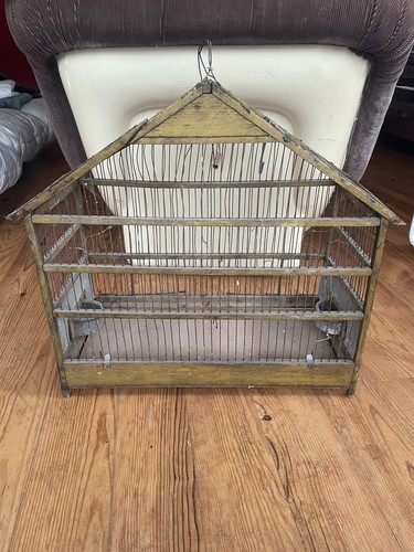 Ancienne cage oiseaux en - cage, à
